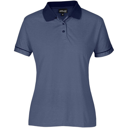 Ladies Verge Golf Shirt - Navy - Brand your company Logo! Get a quote - Promo Lingo