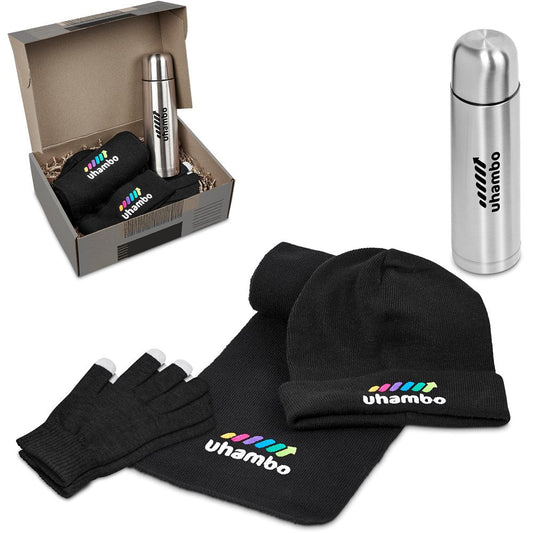 Landon Winter Gift Set for Cozy Seasonal Comfort - Brand your company Logo! Get a quote - Promo Lingo