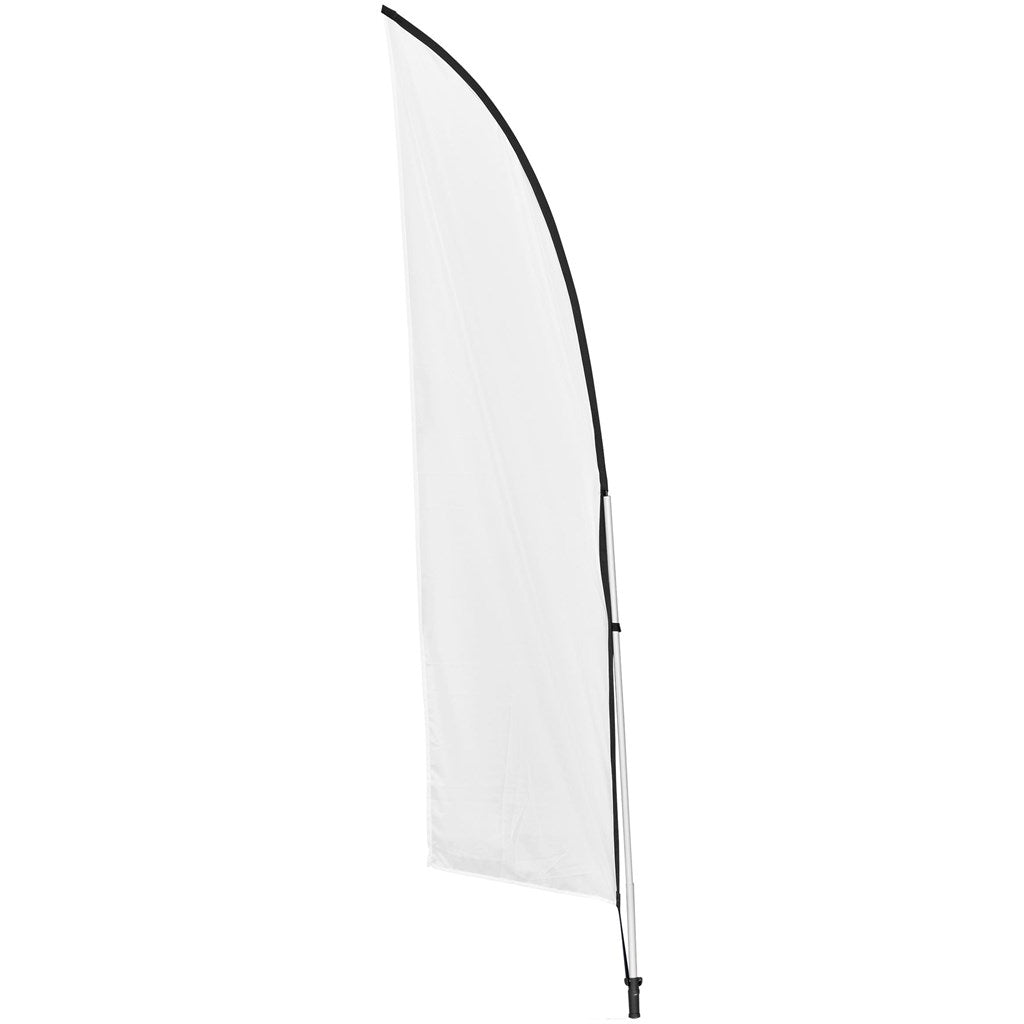 Legend 2M Sublimated Arcfin Double - Sided Flying Banner - 1 complete unit - Brand your company Logo! Get a quote - Promo Lingo