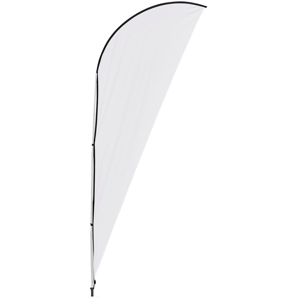 Legend 2M Sublimated Sharkfin Double - Sided Flying Banner - 1 complete unit - Brand your company Logo! Get a quote - Promo Lingo