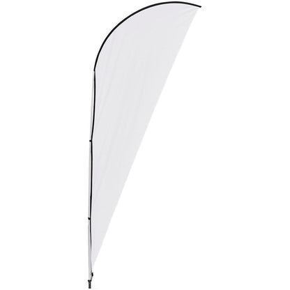 Legend 2M Sublimated Sharkfin Double - Sided Flying Banner - 1 complete unit - Brand your company Logo! Get a quote - Promo Lingo