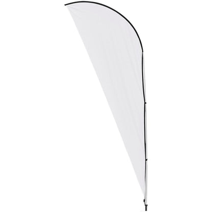 Legend 2M Sublimated Sharkfin Double - Sided Flying Banner - 1 complete unit - Brand your company Logo! Get a quote - Promo Lingo