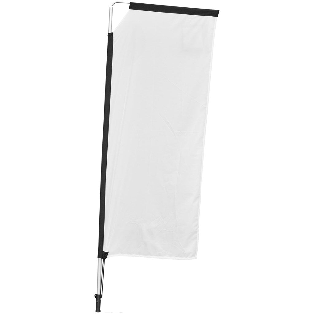 Legend 2M Sublimated Telescopic Double - Sided Flying Banner - 1 complete unit - Brand your company Logo! Get a quote - Promo Lingo