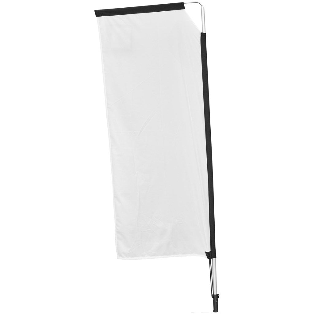 Legend 2M Sublimated Telescopic Double - Sided Flying Banner - 1 complete unit - Brand your company Logo! Get a quote - Promo Lingo