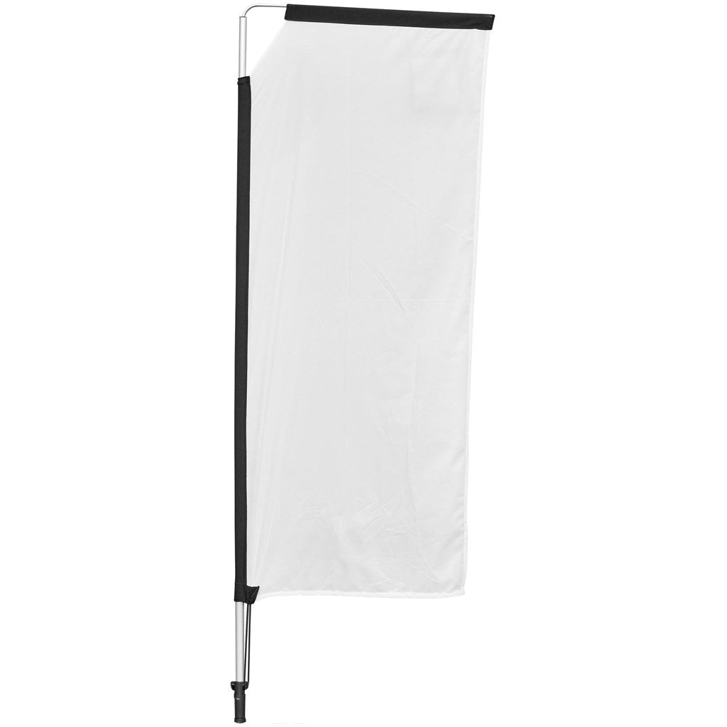 Legend 2m Telescopic Flying Banner (Set of 2) - Brand your company Logo! Get a quote - Promo Lingo