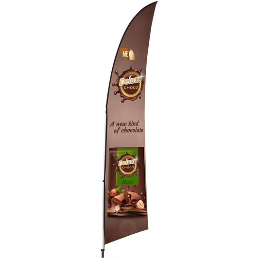 Legend 3m Arcfin Flying Banner (Set of 2) - Brand your company Logo! Get a quote - Promo Lingo