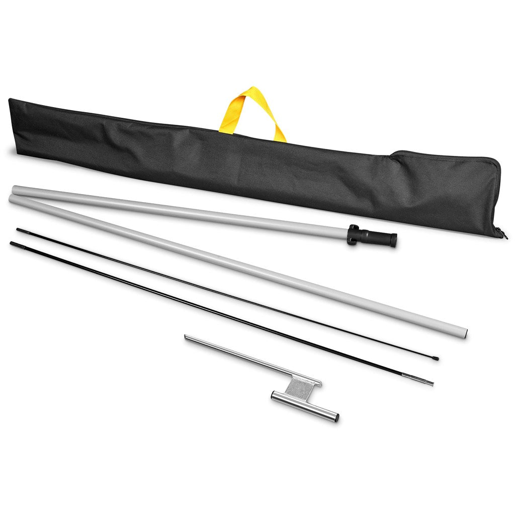 Legend 3m Arcfin Flying Banner (Set of 2) - Brand your company Logo! Get a quote - Promo Lingo