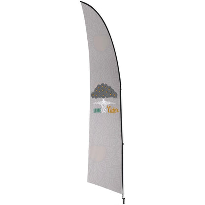 Legend 3M Sublimated Arcfin Double - Sided Flying Banner - 1 complete unit - Brand your company Logo! Get a quote - Promo Lingo
