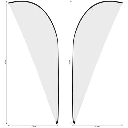 Legend 3m Sublimated Sharkfin Double - Sided Banner Skin - Brand your company Logo! Get a quote - Promo Lingo