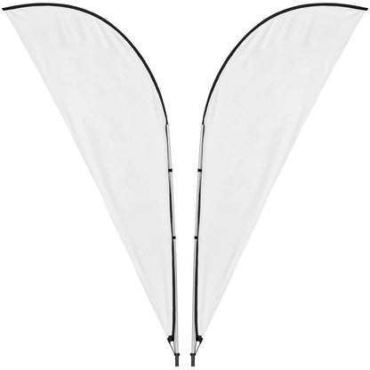 Legend 3M Sublimated Sharkfin Double - Sided Flying Banner - 1 complete unit - Brand your company Logo! Get a quote - Promo Lingo