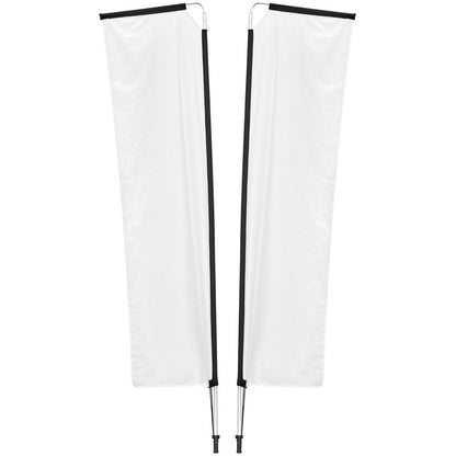 Legend 3M Sublimated Telescopic Double - Sided Flying Banner - 1 complete unit - Brand your company Logo! Get a quote - Promo Lingo
