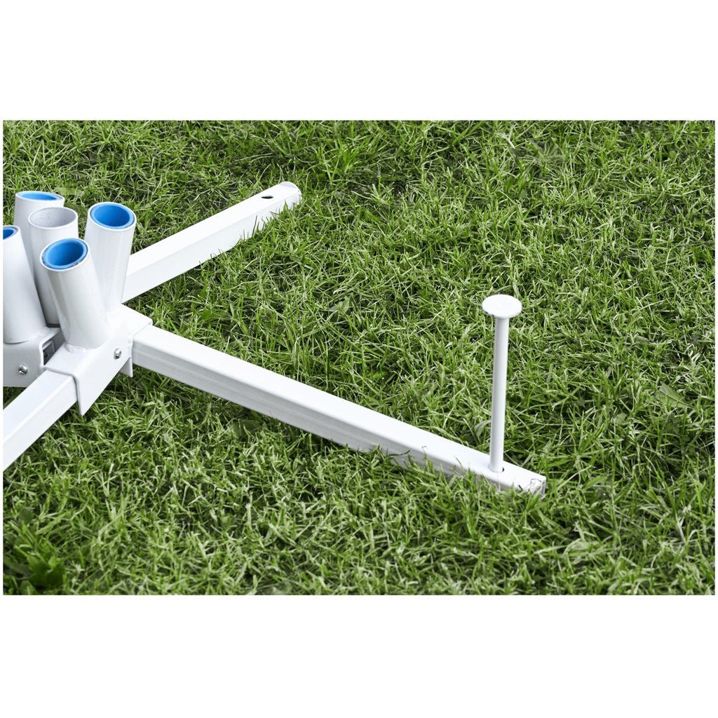 Legend 4 Flag Fountain 6m Large (1m x 4m flags) - Brand your company Logo! Get a quote - Promo Lingo