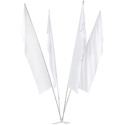 Legend 4 Flag Fountain 6m Large (1m x 4m flags) - Brand your company Logo! Get a quote - Promo Lingo