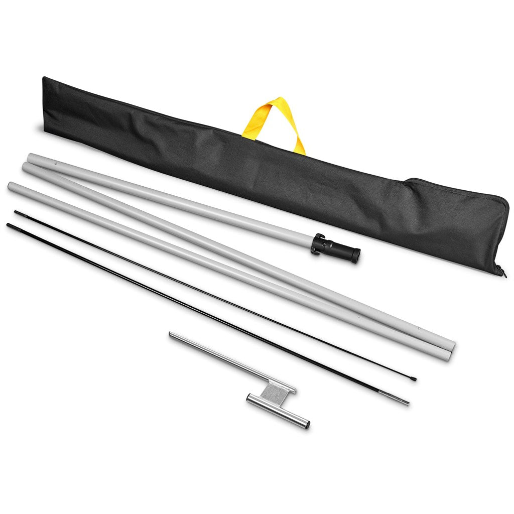 Legend 4m Arcfin Flying Banner (Set of 2) - Brand your company Logo! Get a quote - Promo Lingo