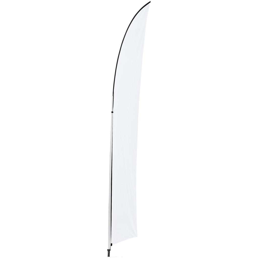 Legend 4M Sublimated Arcfin Double - Sided Flying Banner - 1 complete unit - Brand your company Logo! Get a quote - Promo Lingo