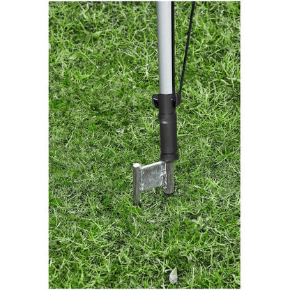 Legend 4M Sublimated Telescopic Double - Sided Flying Banner - 1 complete unit - Brand your company Logo! Get a quote - Promo Lingo