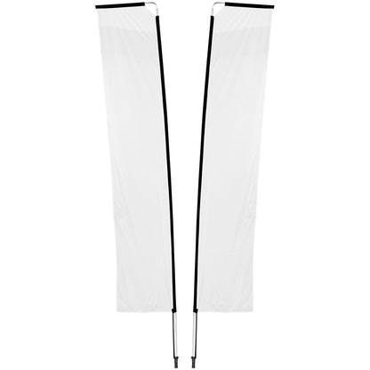 Legend 4M Sublimated Telescopic Double - Sided Flying Banner - 1 complete unit - Brand your company Logo! Get a quote - Promo Lingo