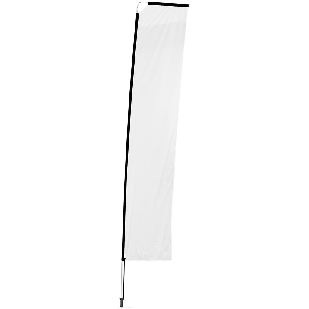 Legend 4M Sublimated Telescopic Double - Sided Flying Banner - 1 complete unit - Brand your company Logo! Get a quote - Promo Lingo