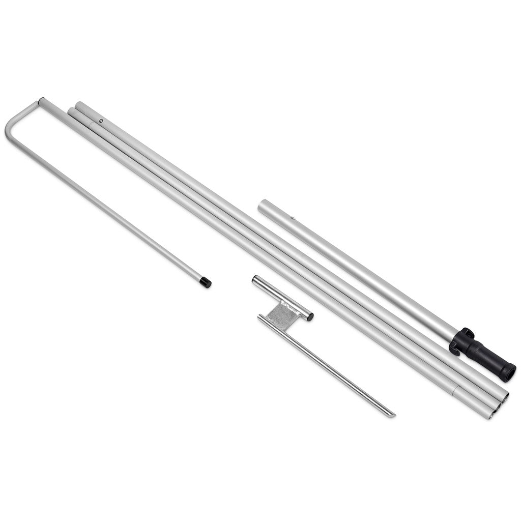 Legend 4m Telescopic Flying Banner (Set of 2) - Brand your company Logo! Get a quote - Promo Lingo