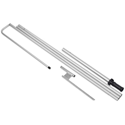 Legend 4m Telescopic Flying Banner (Set of 2) - Brand your company Logo! Get a quote - Promo Lingo