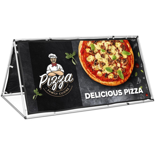 Legend A - Frame with PVC Print 2m x 1m - Brand your company Logo! Get a quote - Promo Lingo