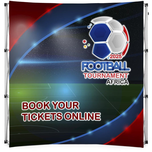 Legend Curved Banner Wall 2.15m x 2.25m - Brand your company Logo! Get a quote - Promo Lingo