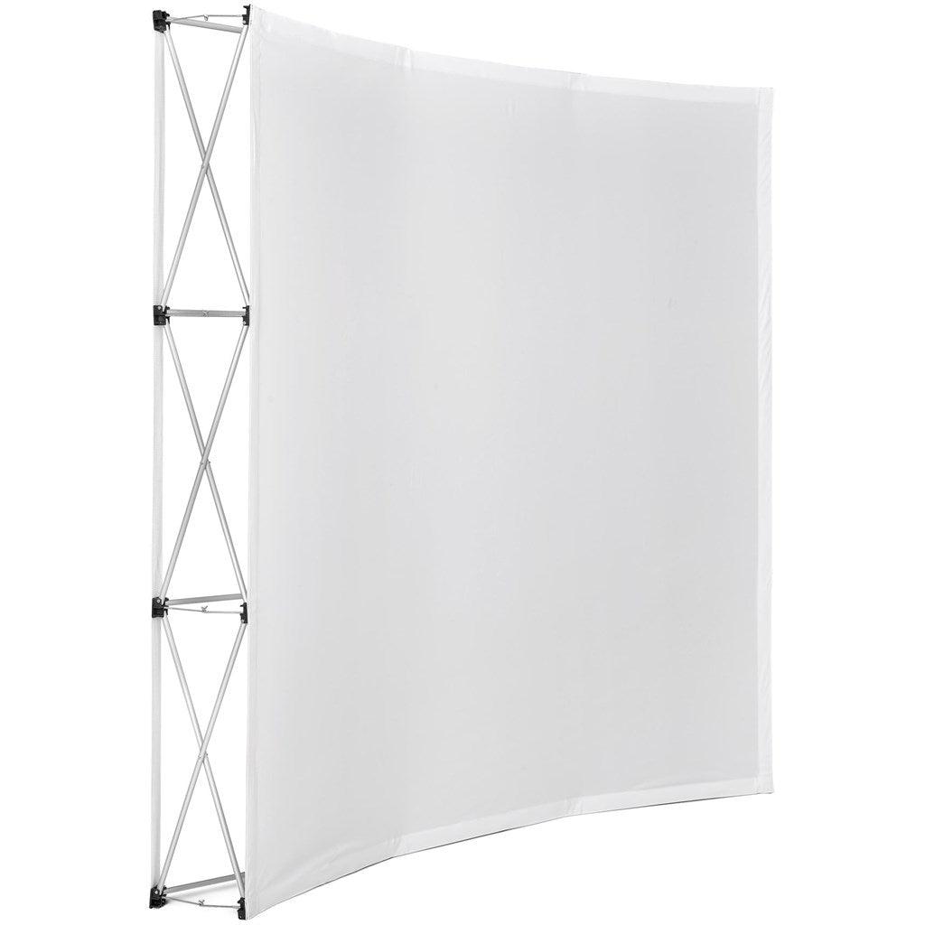 Legend Curved Banner Wall 2.15m x 2.25m - Brand your company Logo! Get a quote - Promo Lingo