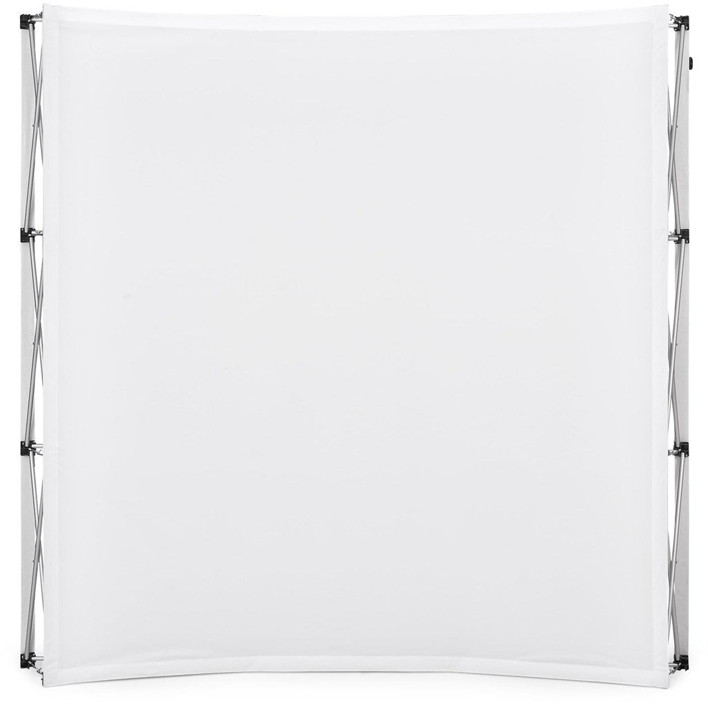 Legend Curved Banner Wall 2.15m x 2.25m - Brand your company Logo! Get a quote - Promo Lingo