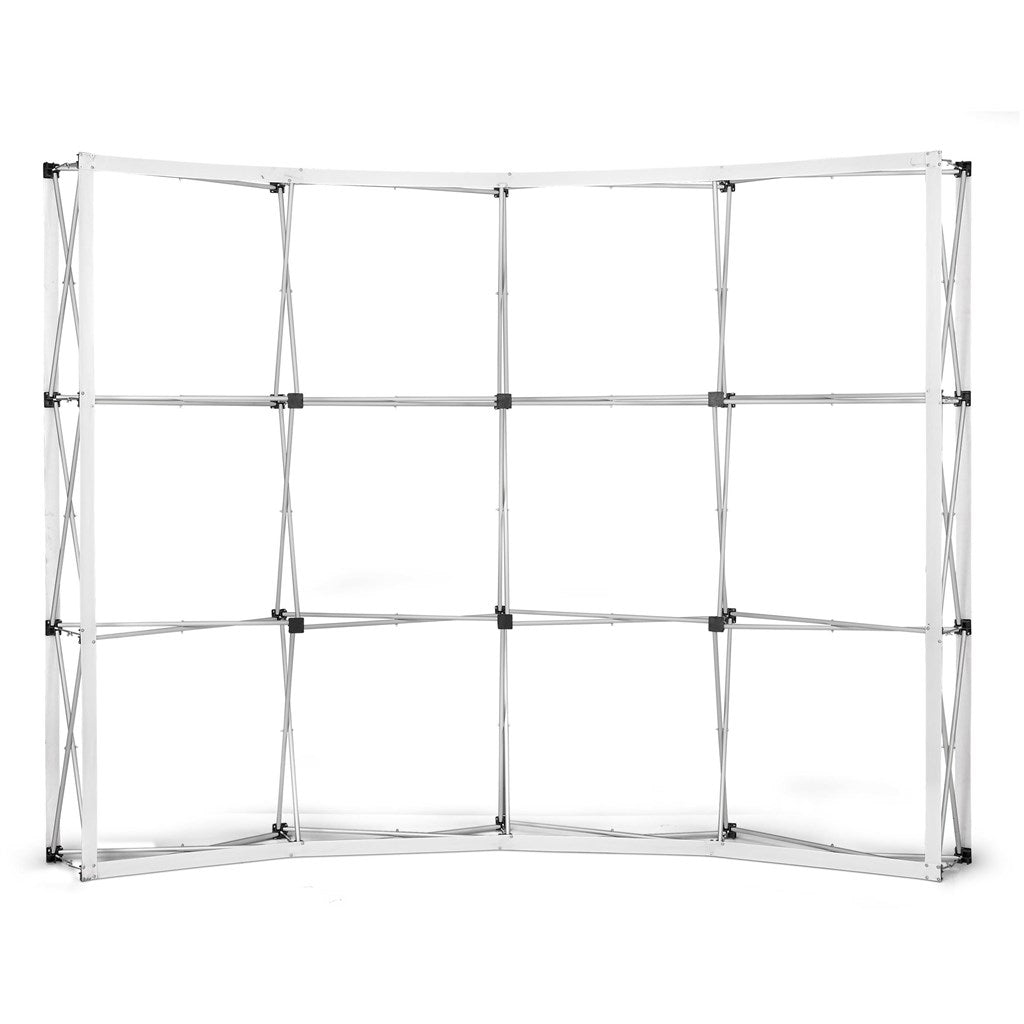 Legend Curved Banner Wall 2.85m x 2.25m - Brand your company Logo! Get a quote - Promo Lingo