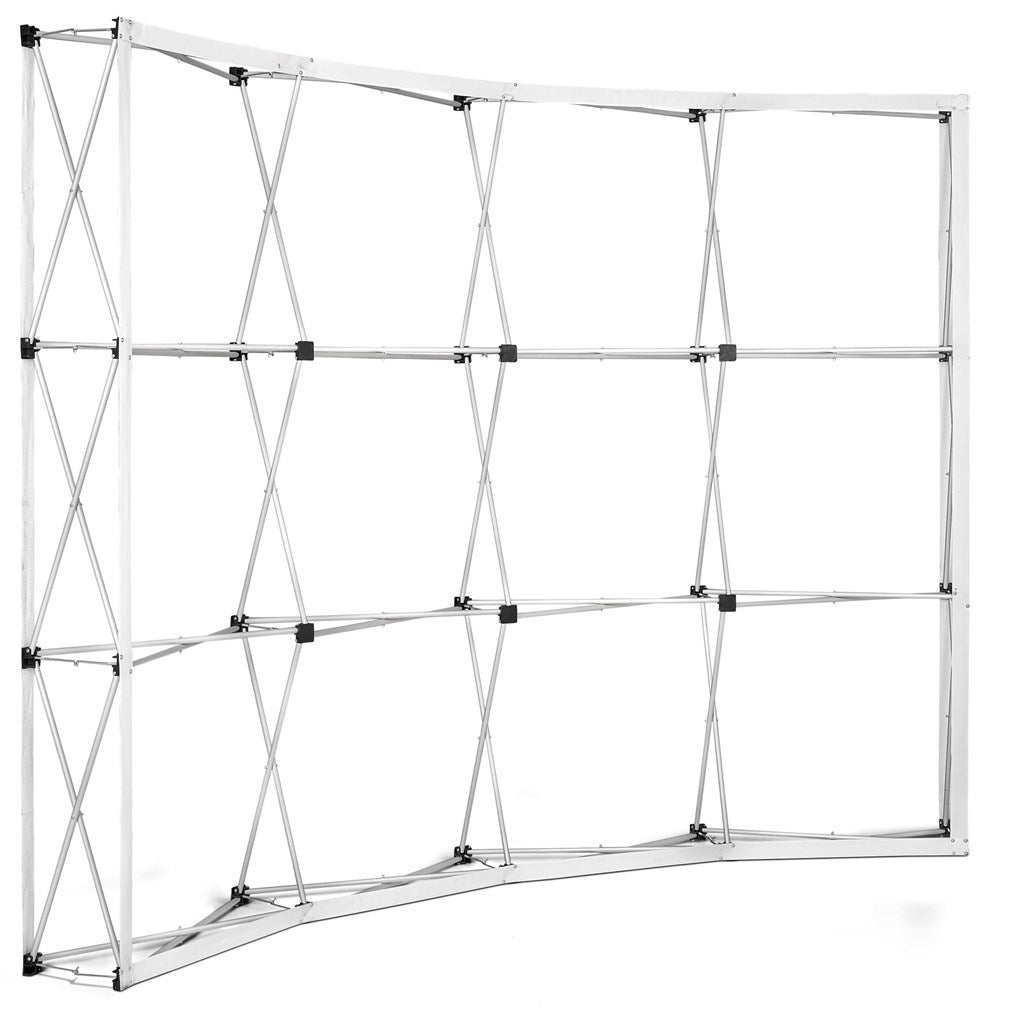 Legend Curved Banner Wall 2.85m x 2.25m - Brand your company Logo! Get a quote - Promo Lingo