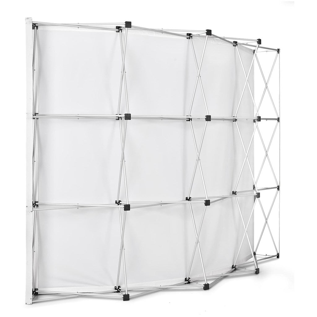 Legend Curved Banner Wall 2.85m x 2.25m - Brand your company Logo! Get a quote - Promo Lingo