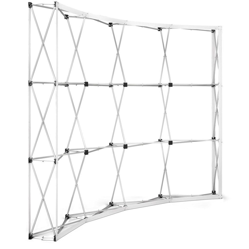Legend Curved Banner Wall 2.85m x 2.25m - Brand your company Logo! Get a quote - Promo Lingo
