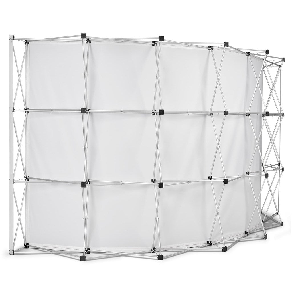Legend Curved Banner Wall 4.2m x 2.25m - Brand your company Logo! Get a quote - Promo Lingo