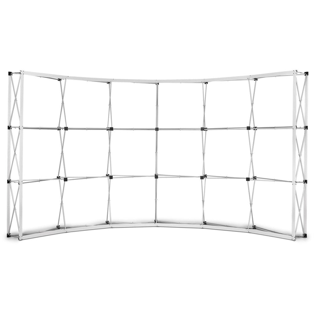 Legend Curved Banner Wall 4.2m x 2.25m - Brand your company Logo! Get a quote - Promo Lingo