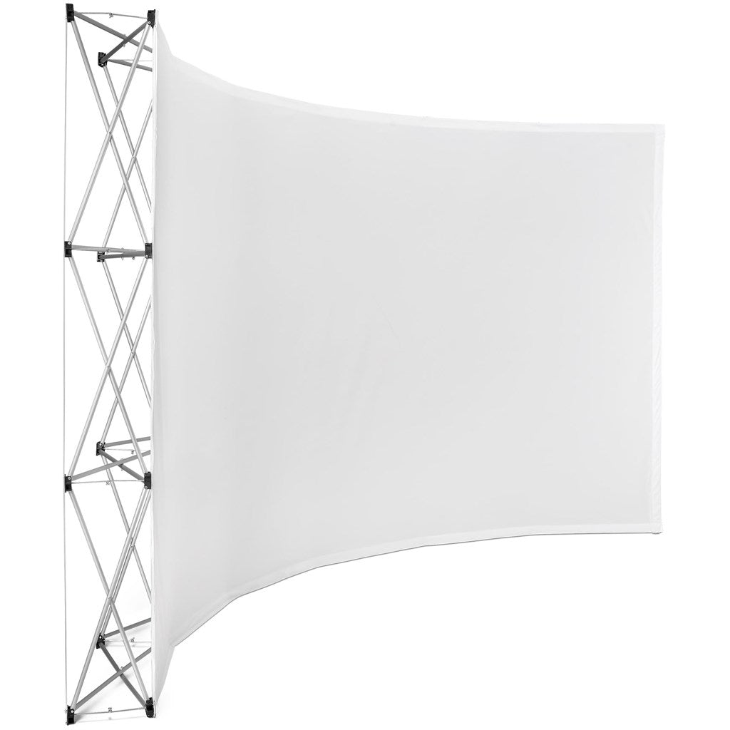Legend Curved Banner Wall 4.2m x 2.25m - Brand your company Logo! Get a quote - Promo Lingo