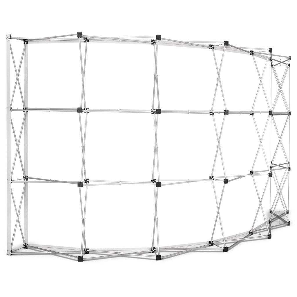 Legend Curved Banner Wall 4.2m x 2.25m - Brand your company Logo! Get a quote - Promo Lingo