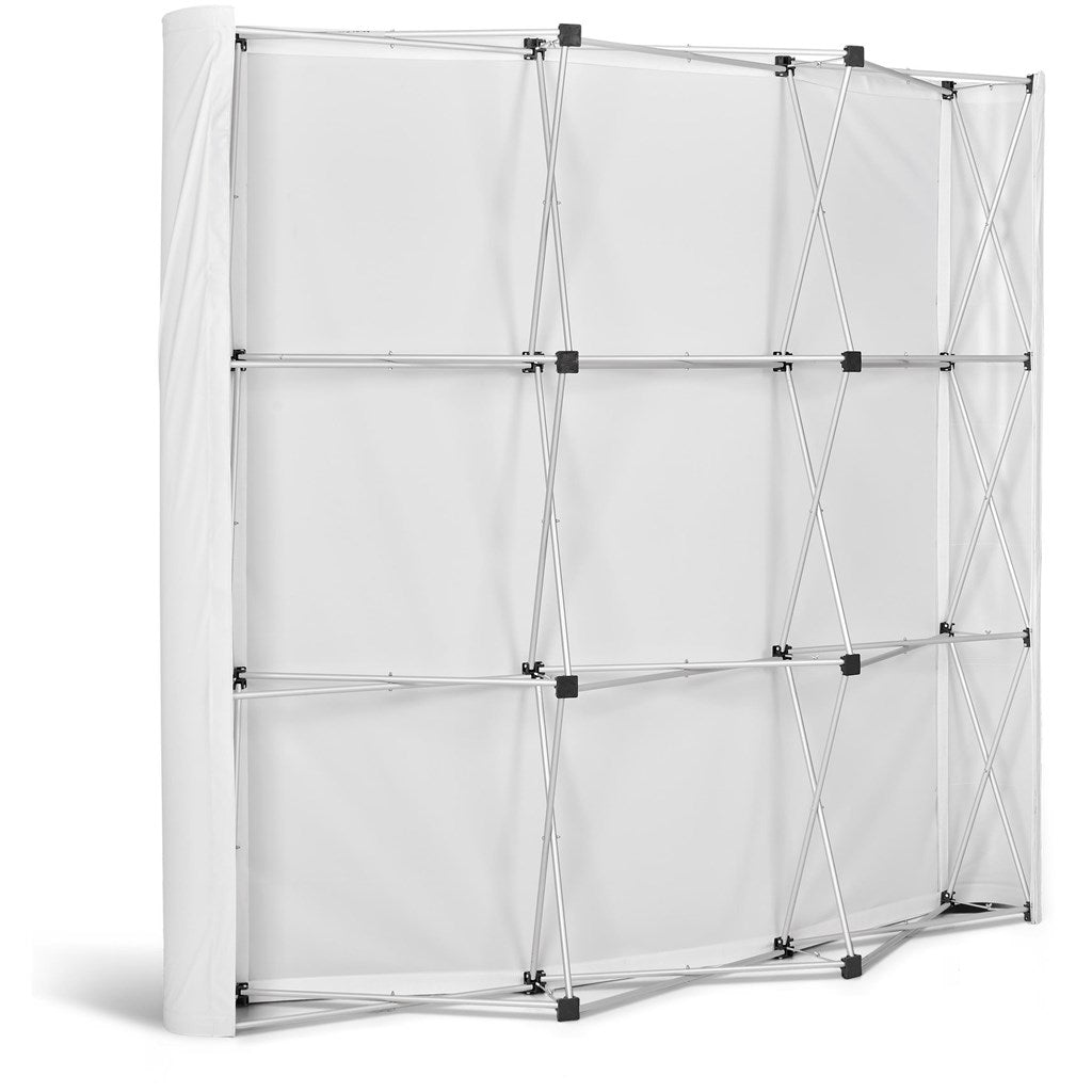 Legend Curved Banner Wall with Wings 2.15m x 2.25m - Brand your company Logo! Get a quote - Promo Lingo