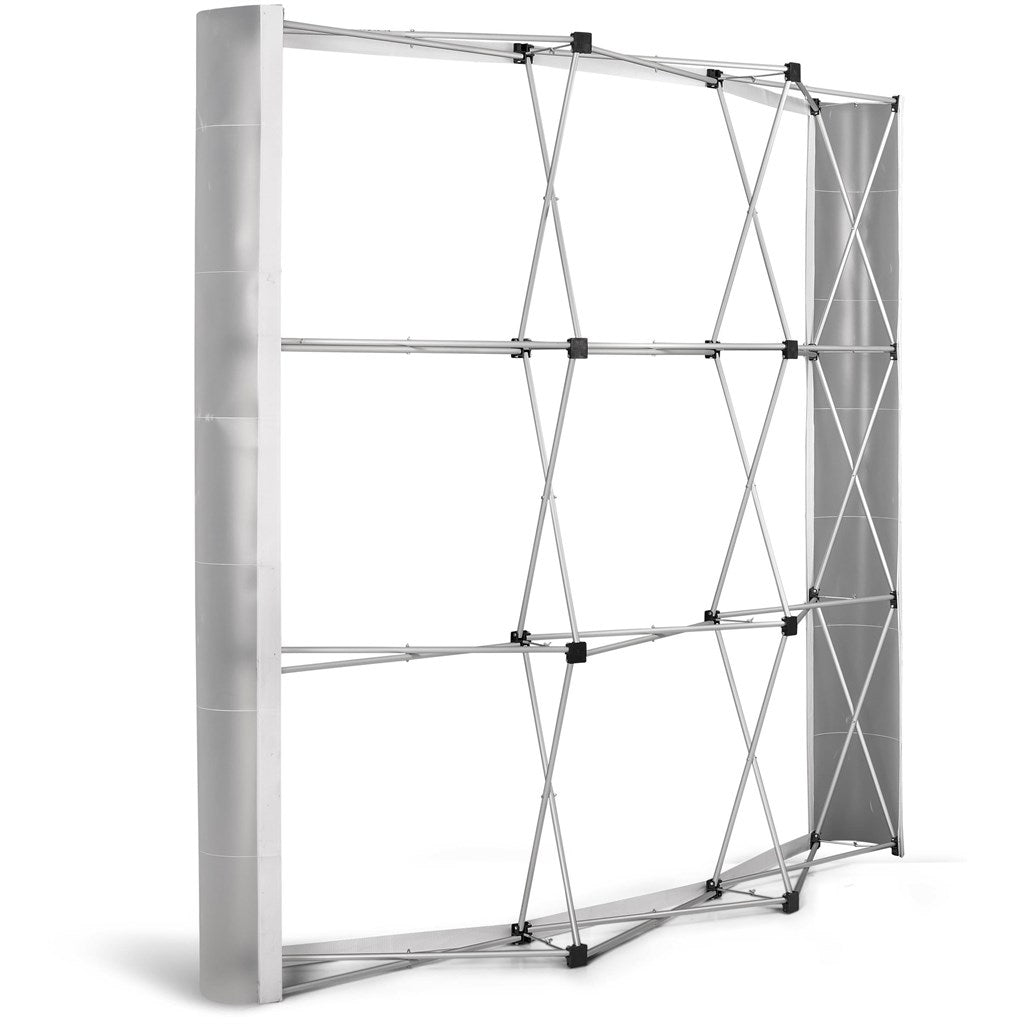 Legend Curved Banner Wall with Wings 2.15m x 2.25m - Brand your company Logo! Get a quote - Promo Lingo