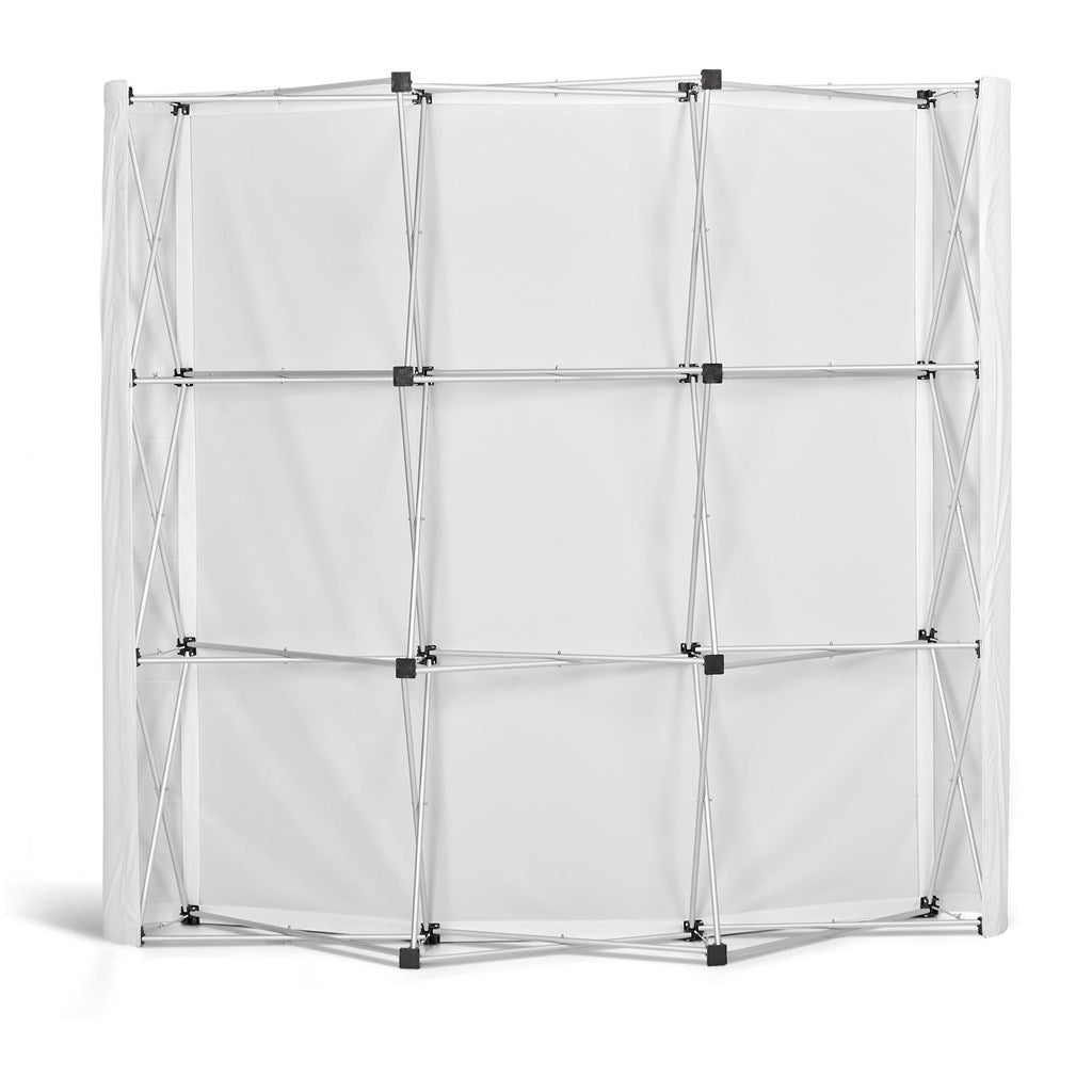 Legend Curved Banner Wall with Wings 2.15m x 2.25m - Brand your company Logo! Get a quote - Promo Lingo