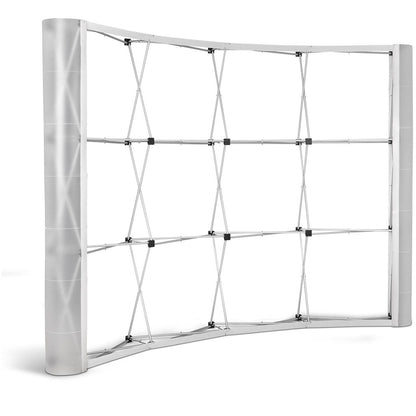 Legend Curved Banner Wall with Wings 2.85m x 2.25m - Brand your company Logo! Get a quote - Promo Lingo