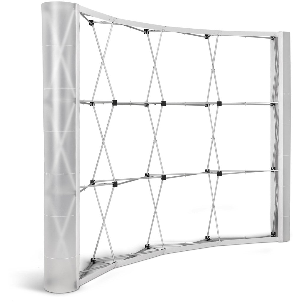 Legend Curved Banner Wall with Wings 2.85m x 2.25m - Brand your company Logo! Get a quote - Promo Lingo