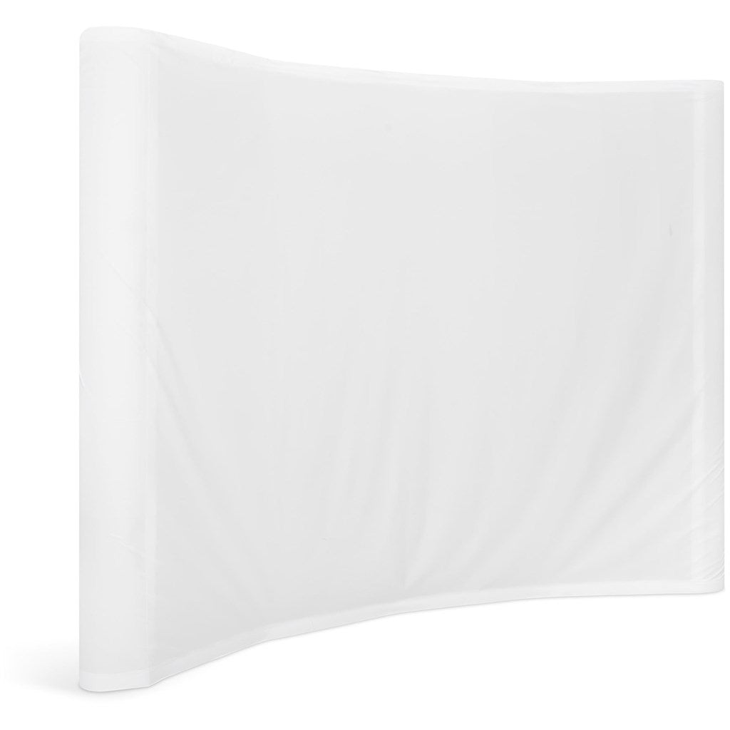Legend Curved Banner Wall with Wings 2.85m x 2.25m - Brand your company Logo! Get a quote - Promo Lingo