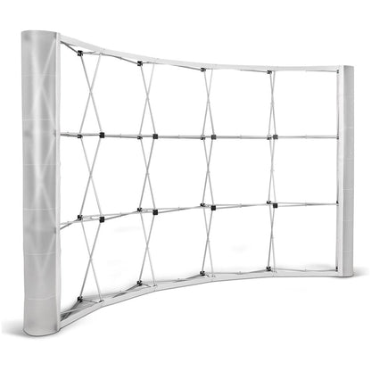 Legend Curved Banner Wall with Wings 3.5m x 2.25m - Brand your company Logo! Get a quote - Promo Lingo