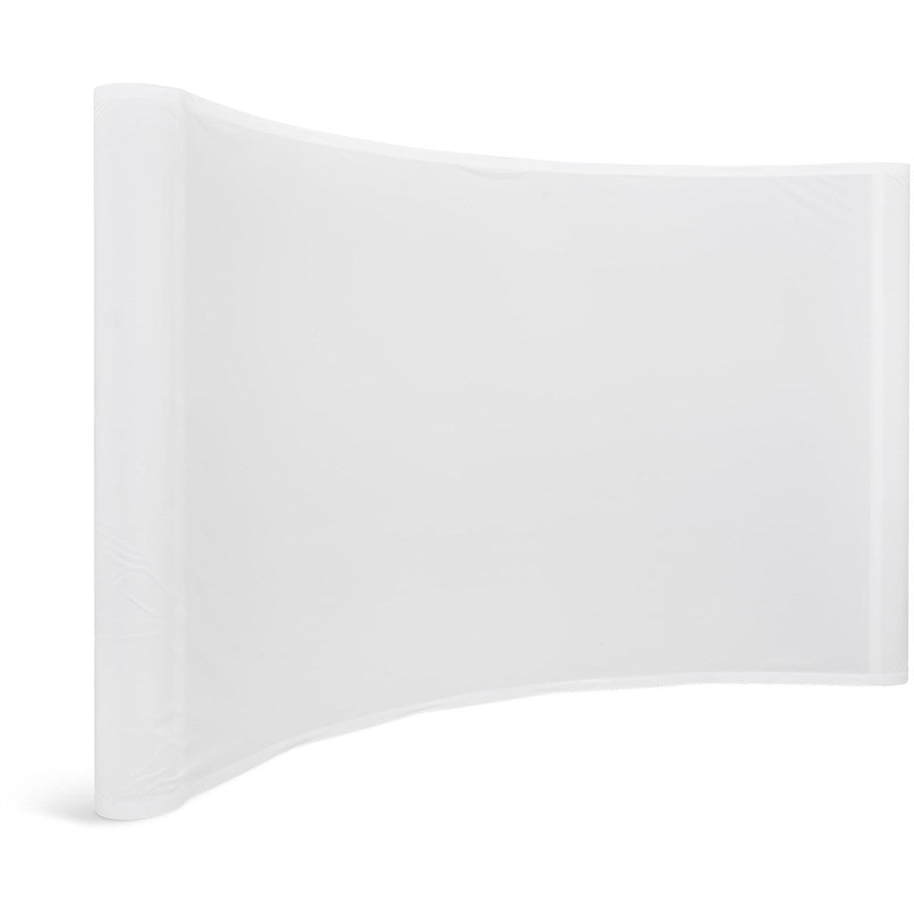 Legend Curved Banner Wall with Wings 3.5m x 2.25m - Brand your company Logo! Get a quote - Promo Lingo