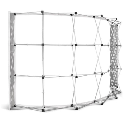 Legend Curved Banner Wall with Wings 4.2m x 2.25m - Brand your company Logo! Get a quote - Promo Lingo