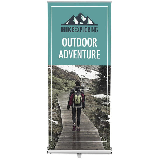 Legend Layflat Pull Up Banner - Brand your company Logo! Get a quote - Promo Lingo