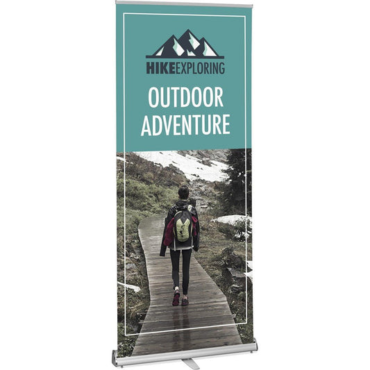 Legend Layflat Pull Up Banner - Brand your company Logo! Get a quote - Promo Lingo