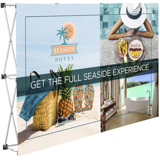 Legend Straight Banner Wall 1.52m x 2.25m - Brand your company Logo! Get a quote - Promo Lingo