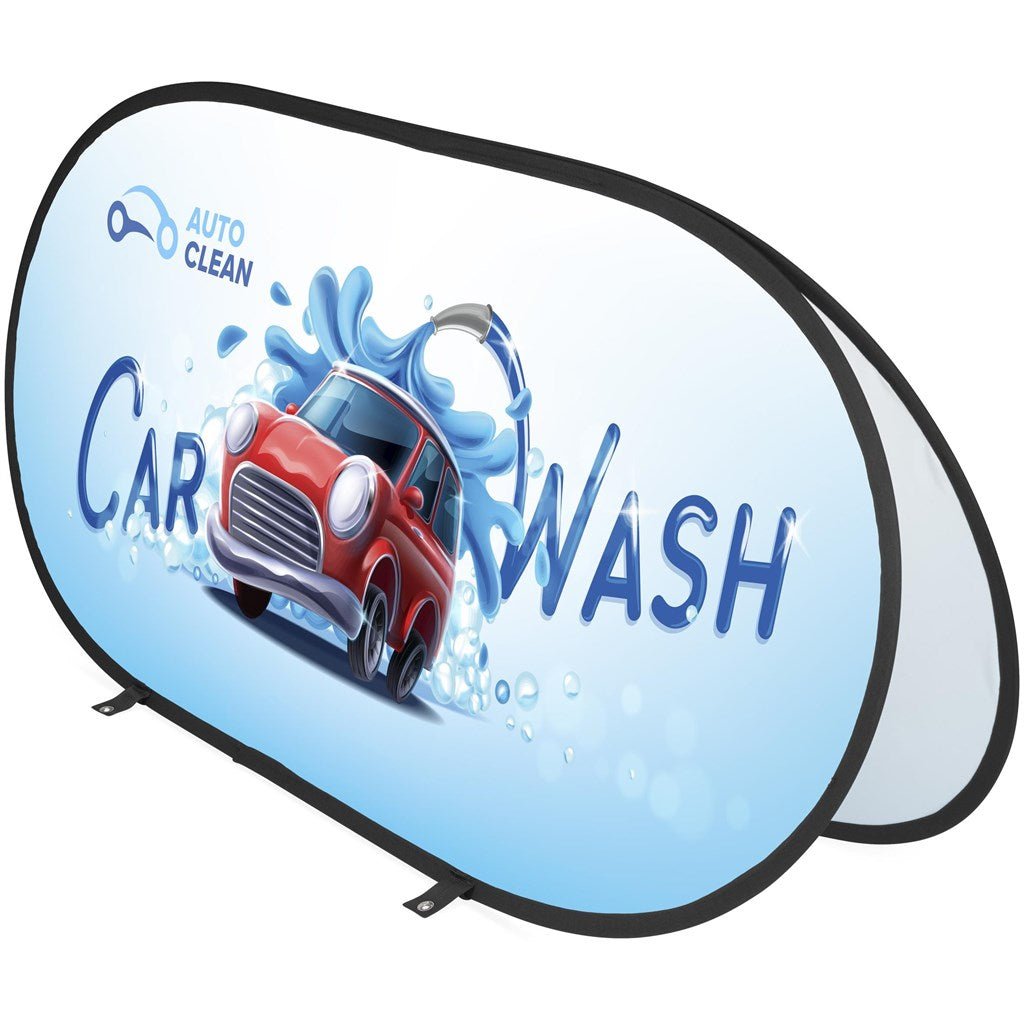 Legend Sublimated Pop - Up Banner 2m X 1m - Brand your company Logo! Get a quote - Promo Lingo