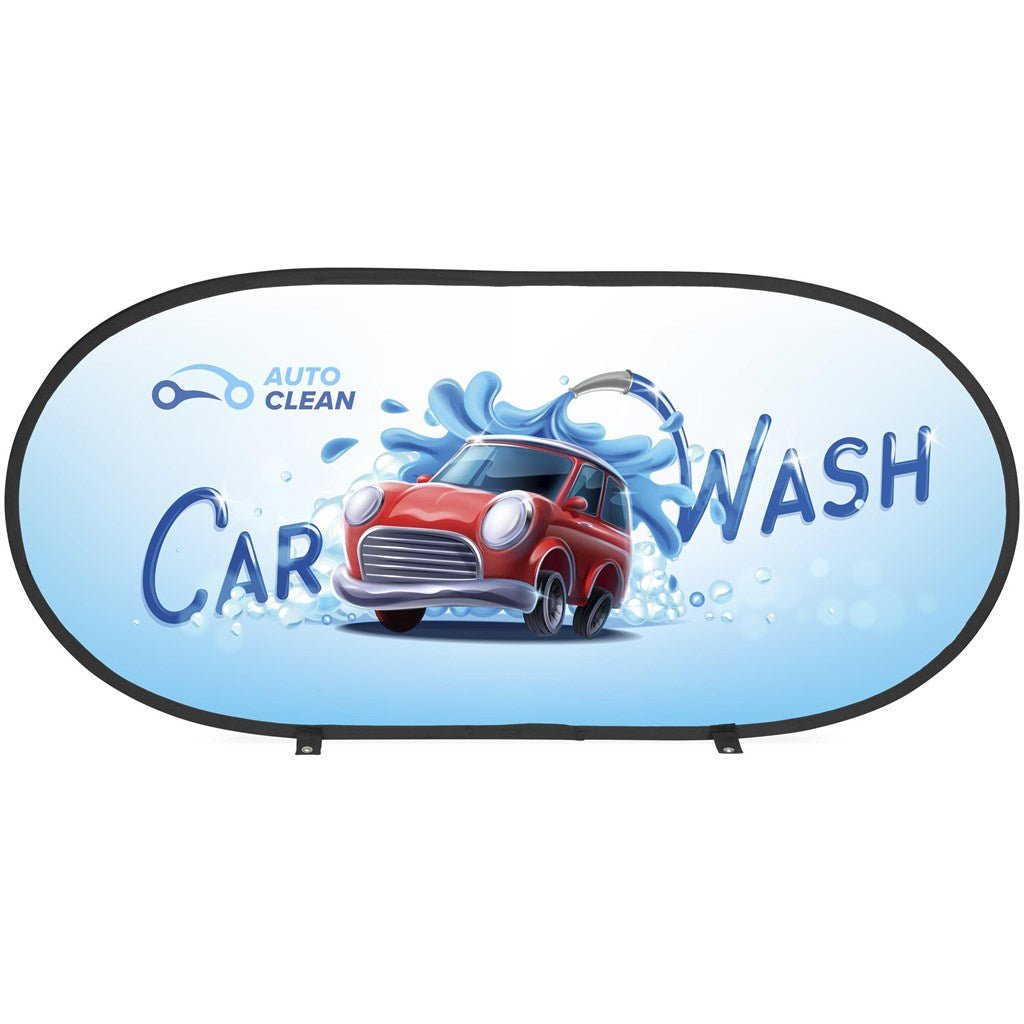 Legend Sublimated Pop - Up Banner 2m X 1m - Brand your company Logo! Get a quote - Promo Lingo